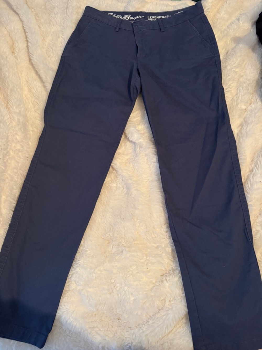 Eddie Bauer Blue Boyfriend Slim Pants